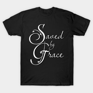 Saved by Grace Christian Design T-Shirt